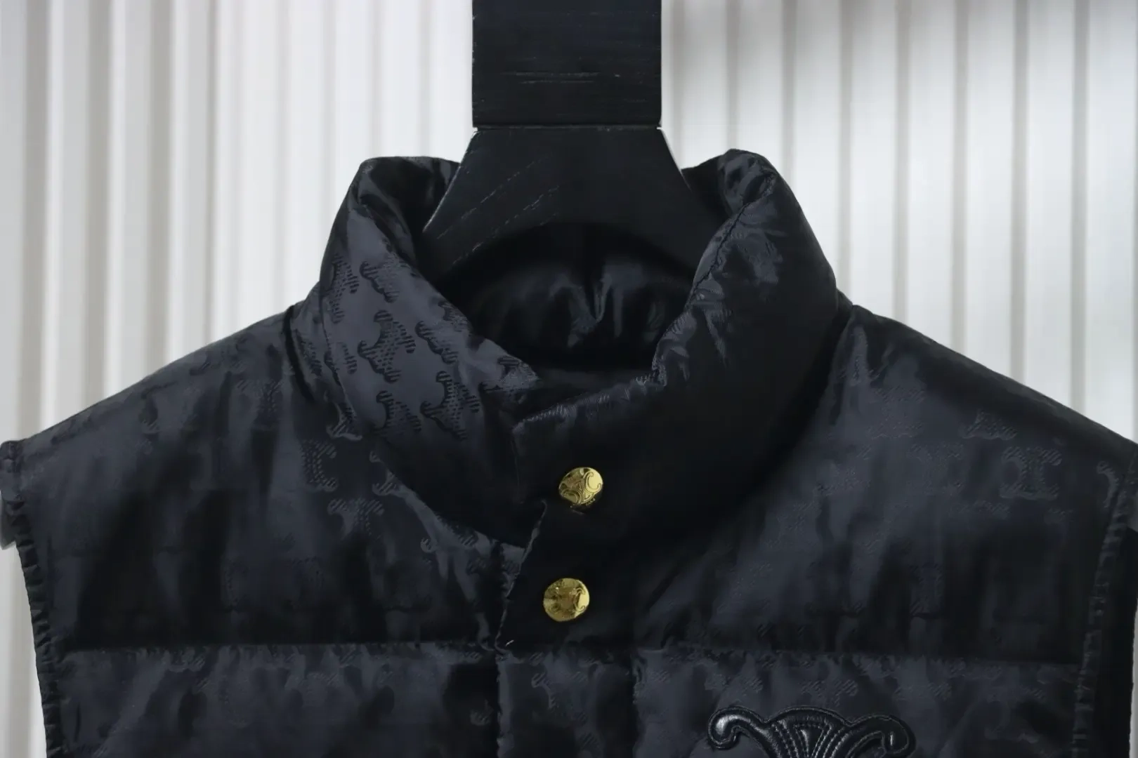 CE Arc de Triomphe dark pattern down vest - Image 3