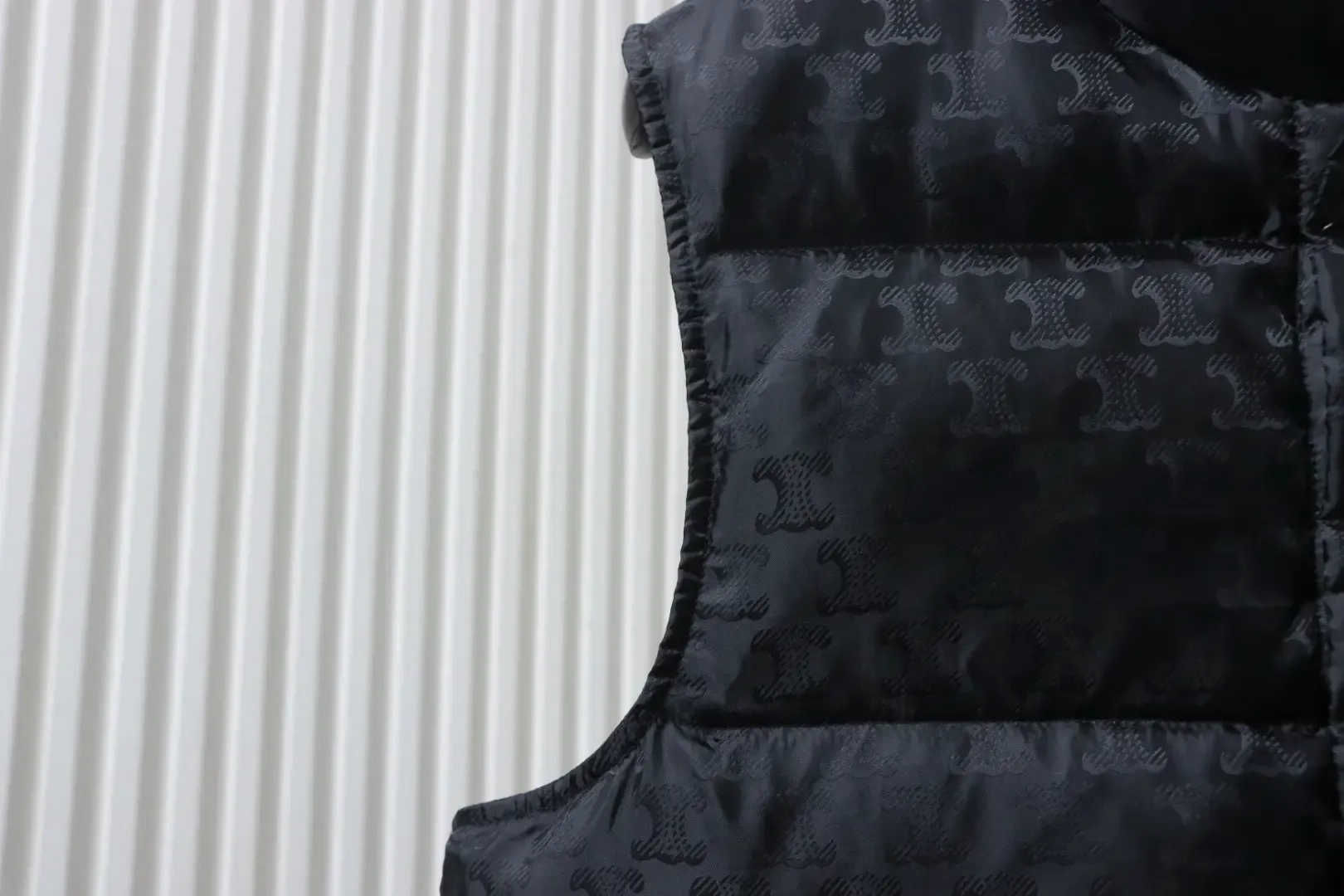 CE Arc de Triomphe dark pattern down vest - Image 7