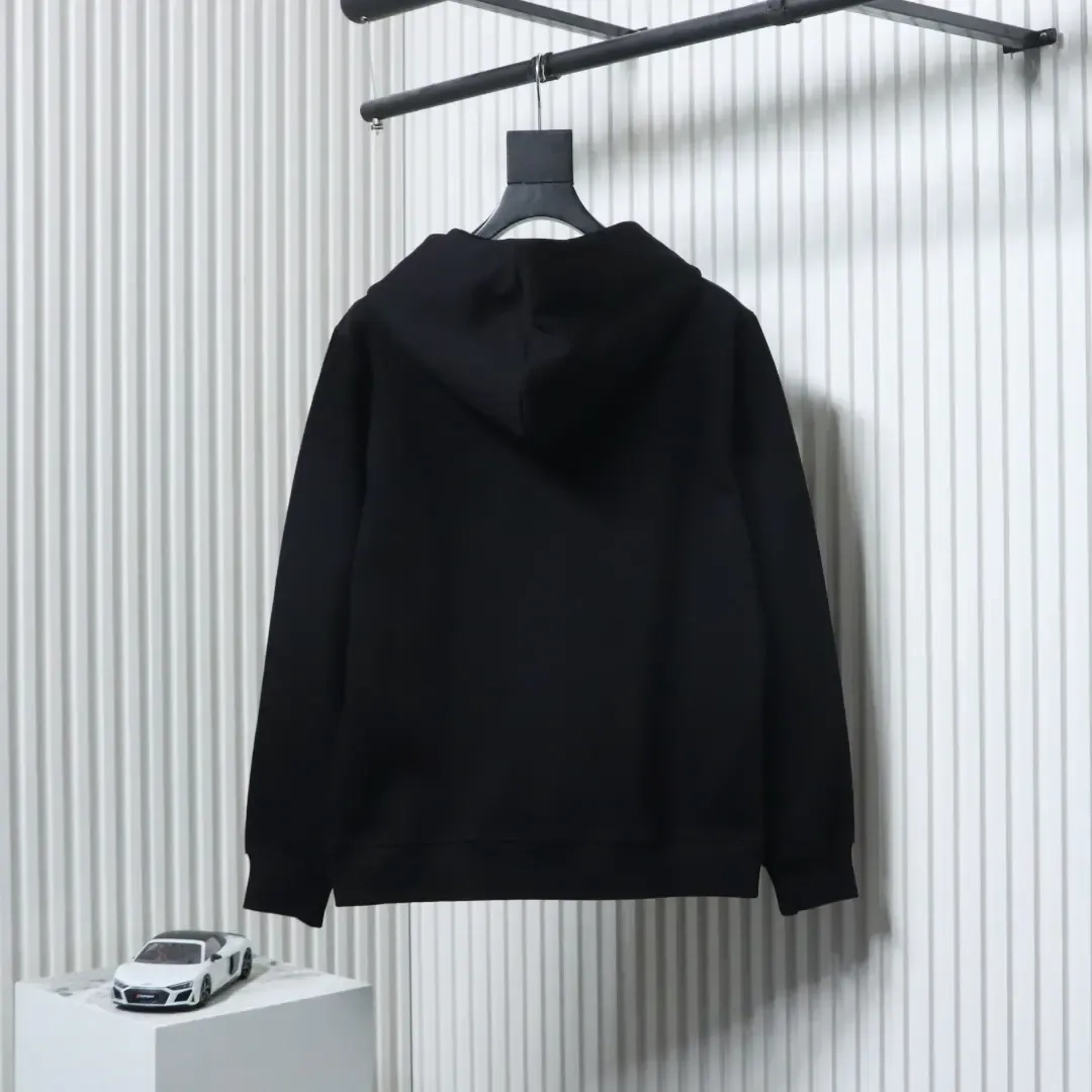 DI Jacquard Monogram Hoodie With Faux Pocket XXL - Image 2