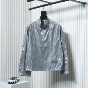 DI Reflective Jacket With Stand Up Collar And All Over Print