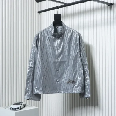 DI Reflective Jacket With Stand Up Collar And All Over Print