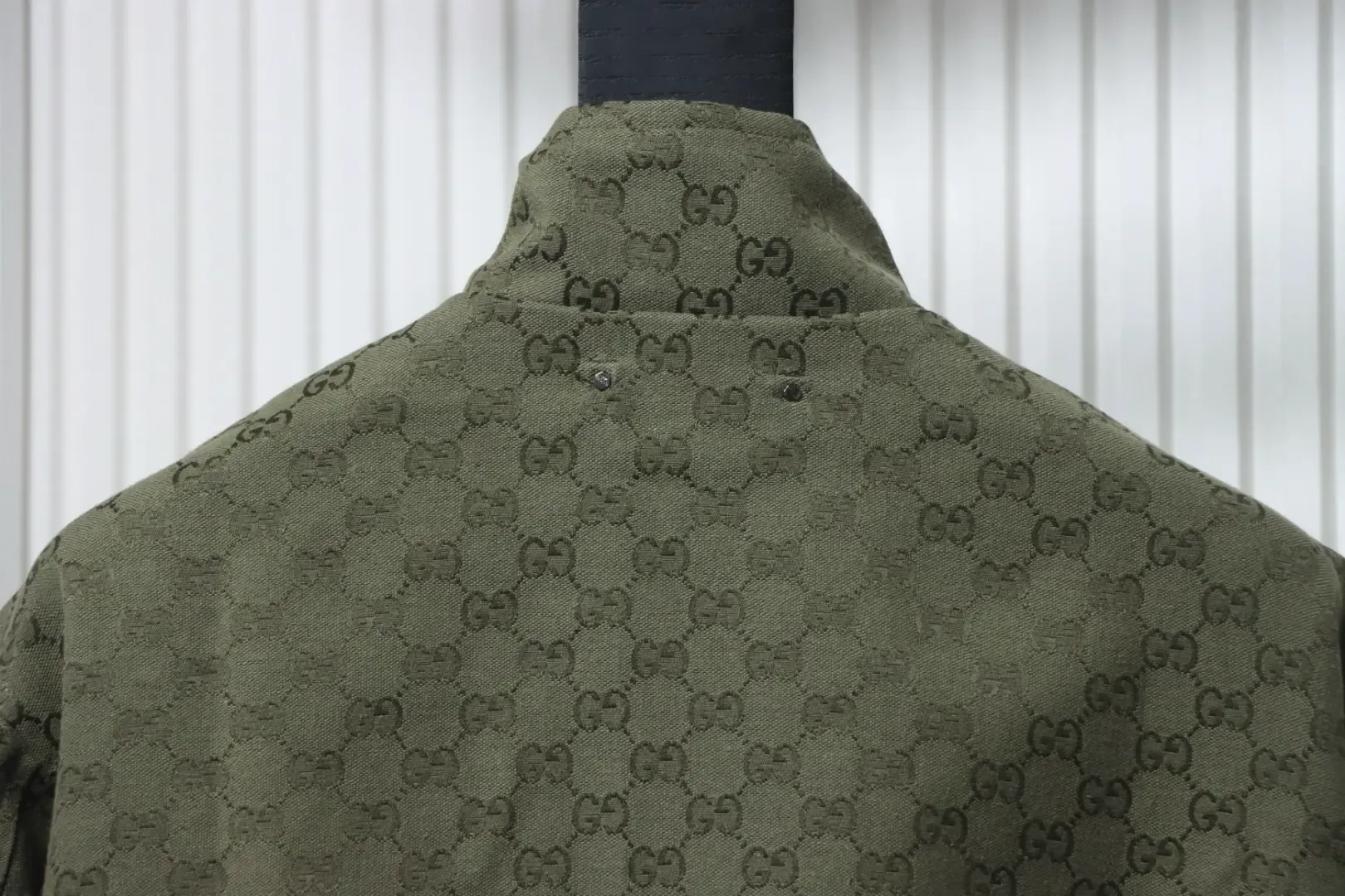 GU Jacquard Canvas Jacket With All-Over Monogram Print - Image 4