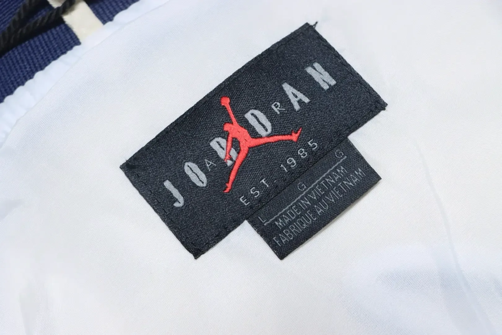 Jacket With Contrasting Patch Design And Embroidered Air Jordan Logo XXL - Image 11