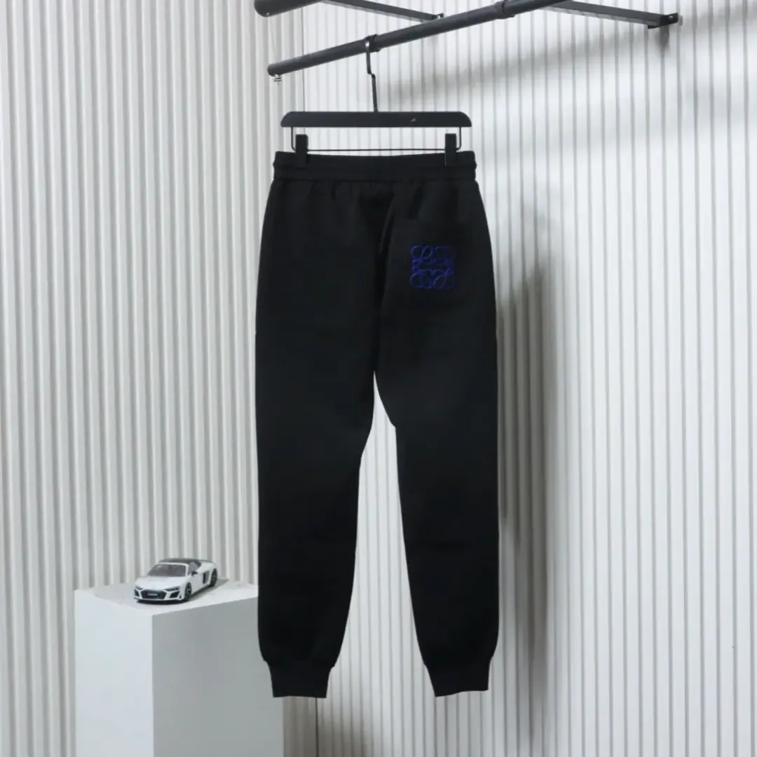 LO Cotton Leisure Trousers With Braided Embroidery On The Back Pockets - Image 2