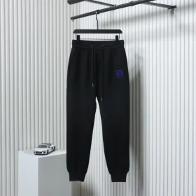 LO Cotton Leisure Trousers With Braided Embroidery On The Back Pockets