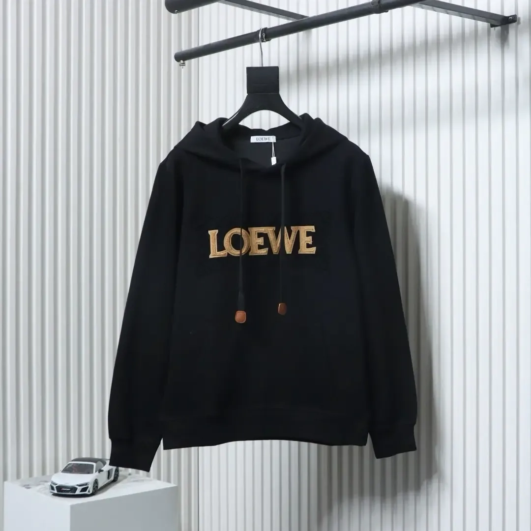 LO Hooded sweatshirt with hollowed-out, laminated lettering XXL - Image 3