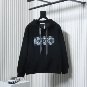 LO Hooded sweatshirt with hollowed-out, laminated lettering XXL
