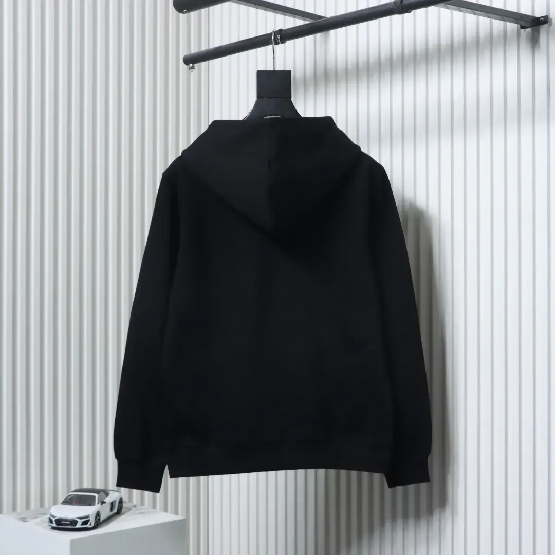 LO Hooded sweatshirt with hollowed-out, laminated lettering XXL - Image 4