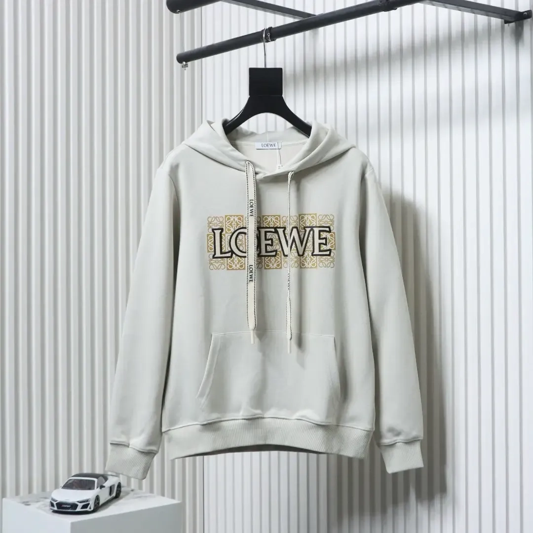 LO Hooded sweatshirt with hollowed-out, laminated lettering XXL - Image 5