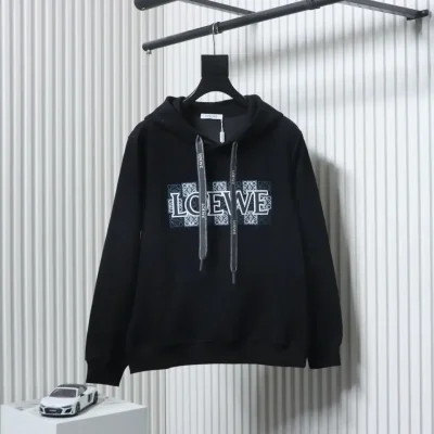 LO Hooded sweatshirt with hollowed-out, laminated lettering XXL