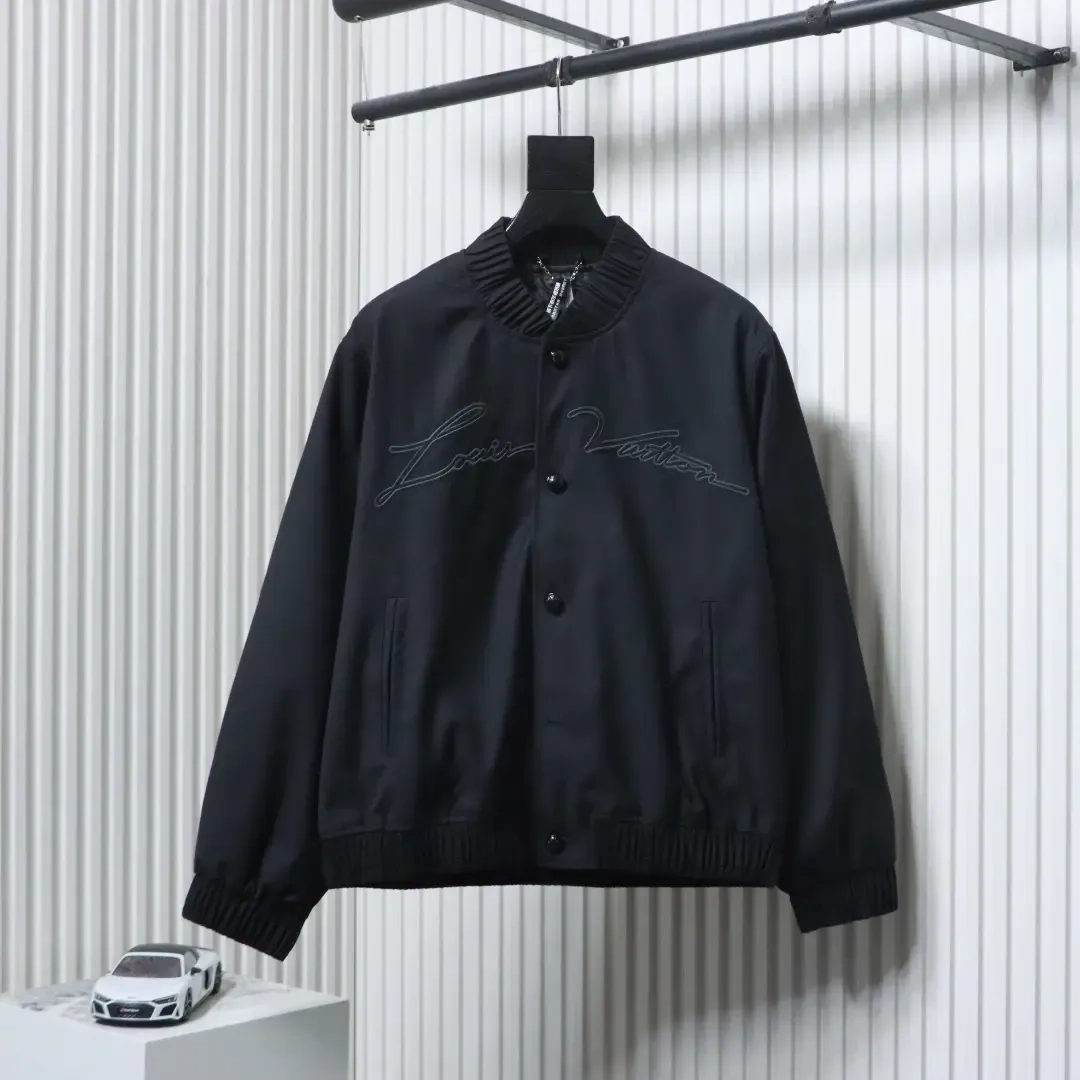 LU Baseball Aviator Jacket With Embroidered Pharrell Silhouette - Image 10