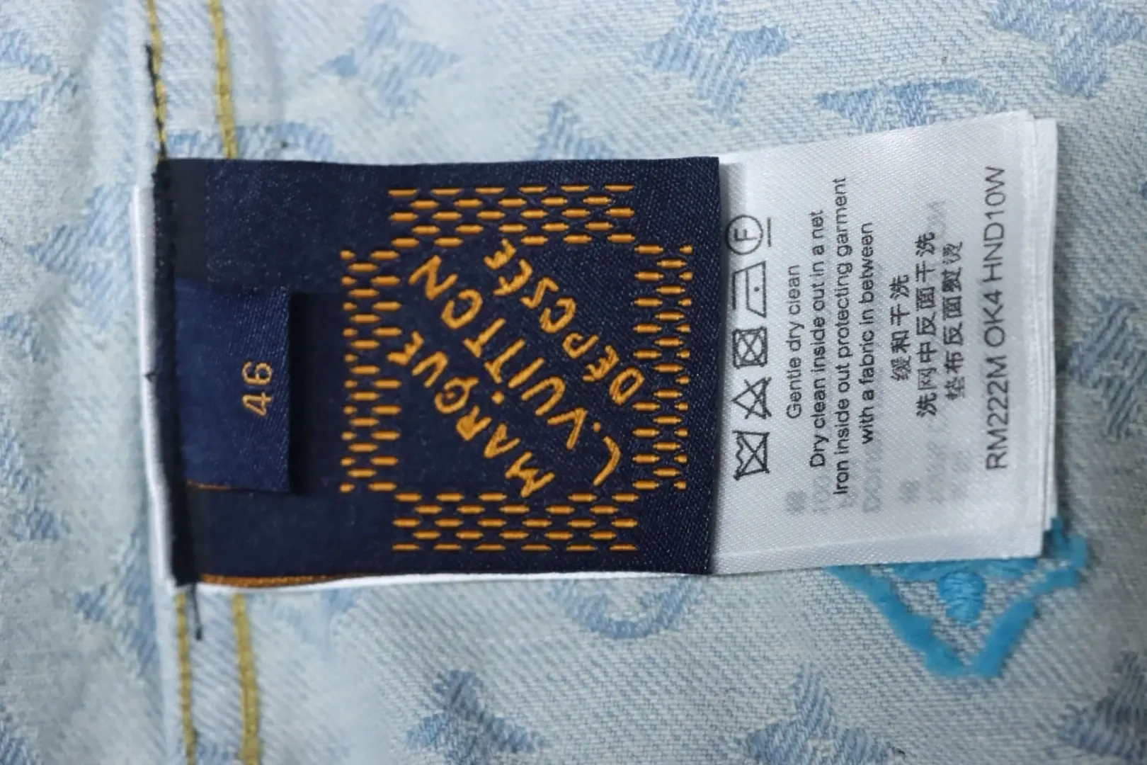 LU Co-Branded Denim Jacket With Candy Embroidery - Image 9