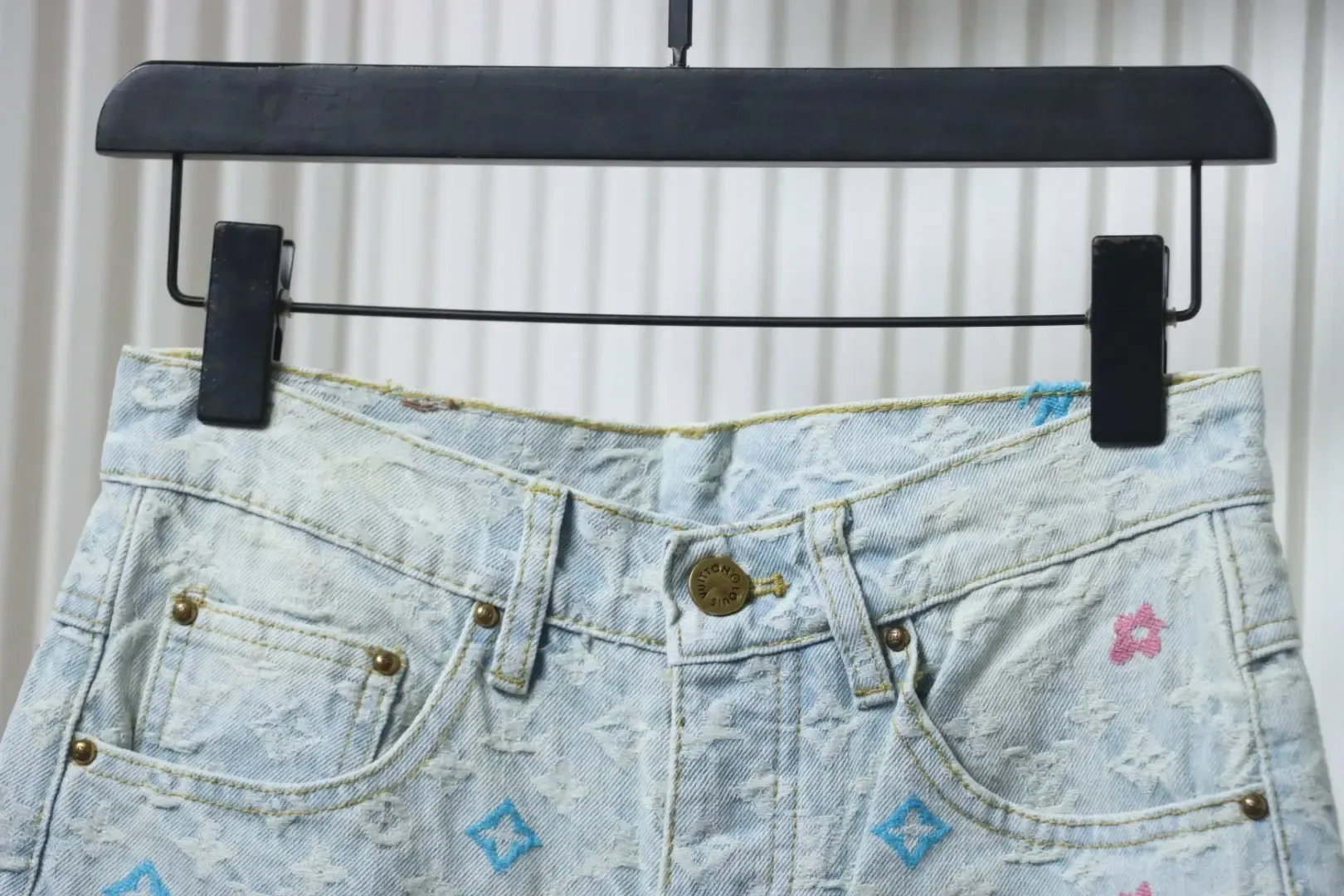 LU Co-Branded Jeans With Candy Embroidery - Image 3