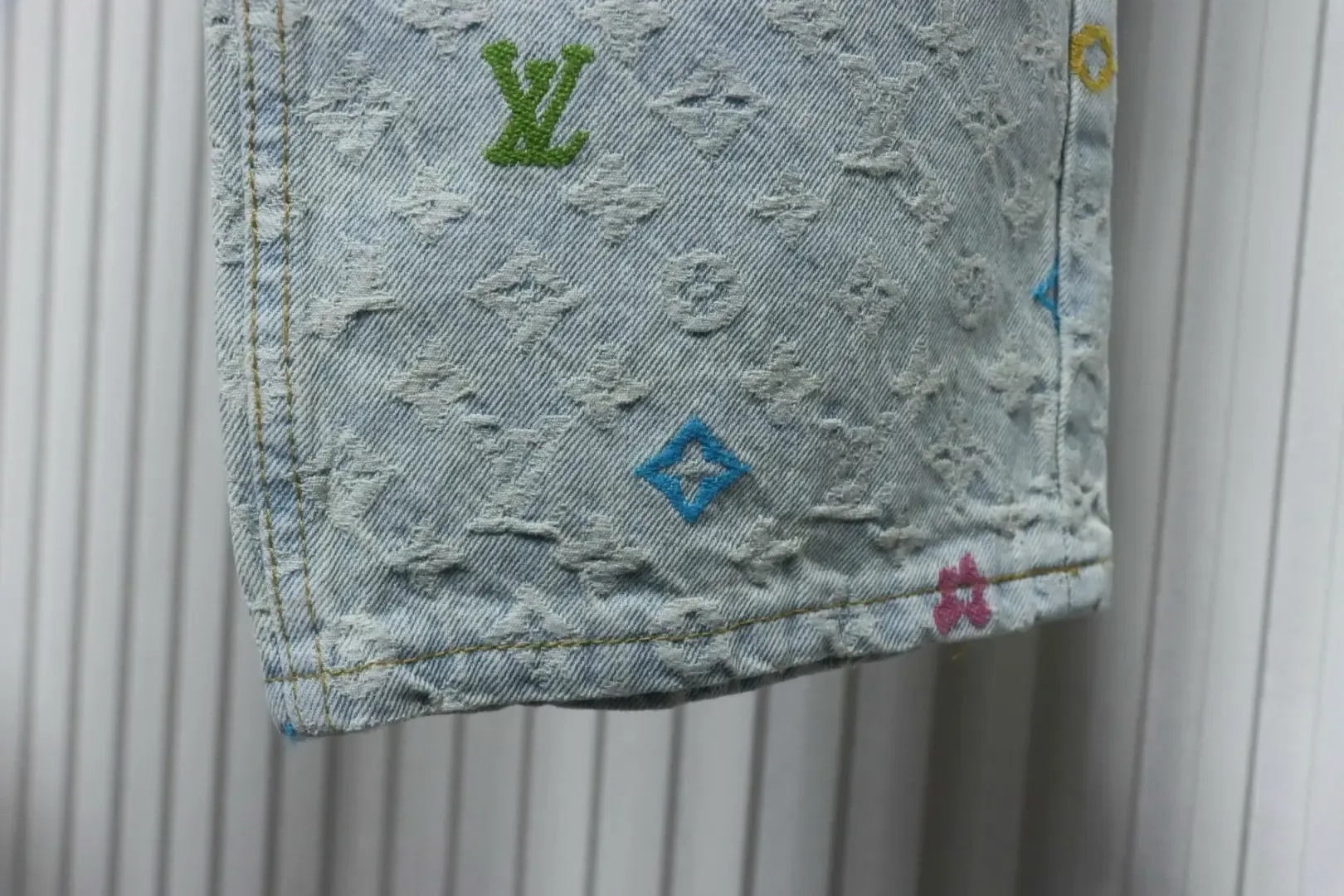 LU Co-Branded Jeans With Candy Embroidery - Image 6