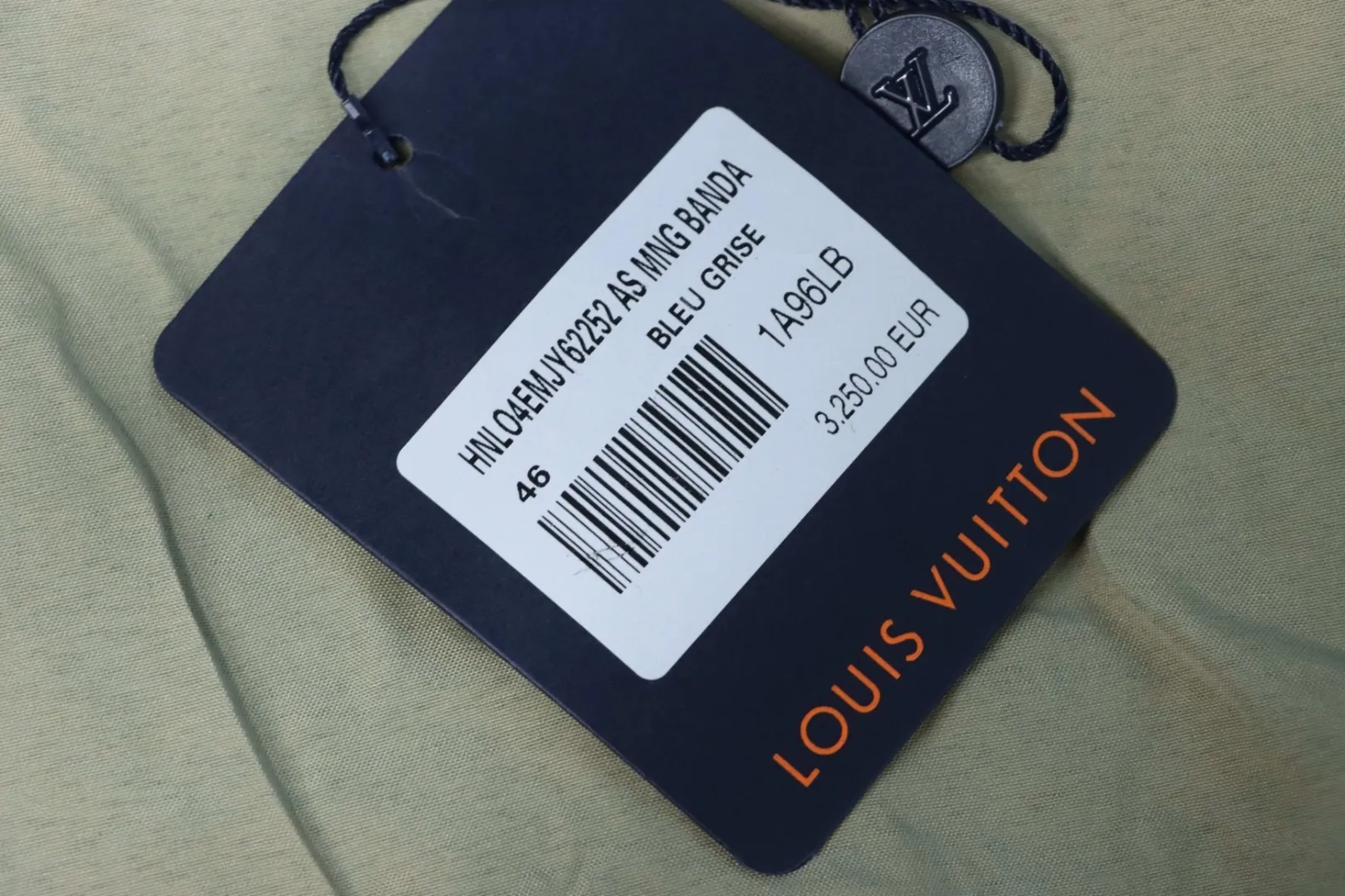 LU Denim Jacket With Cherry Blossom Stripes - Image 9