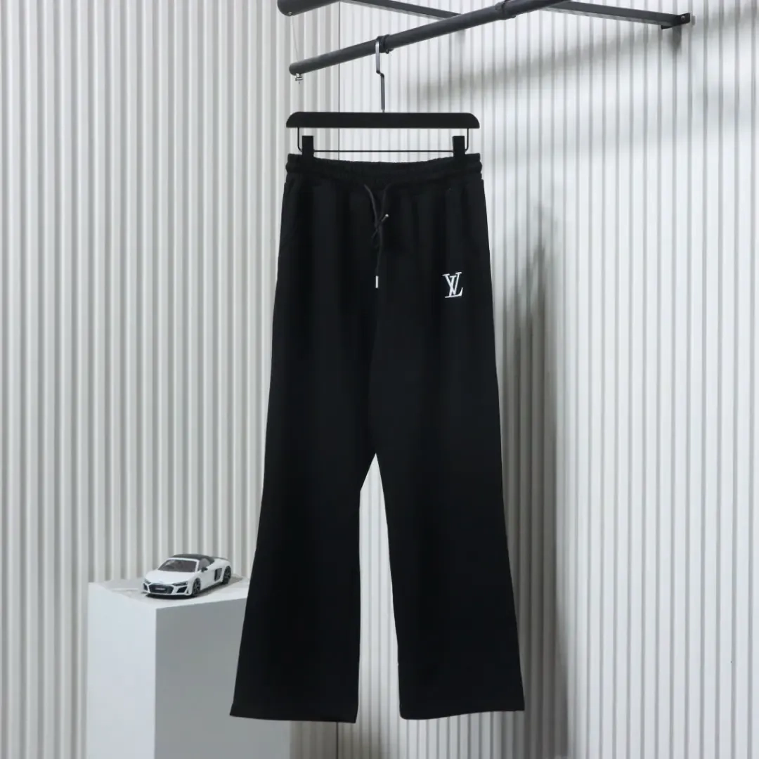 LU Pants With Small Logo Embroidery