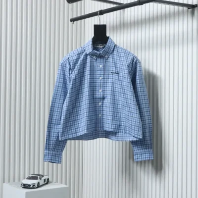 MM Checked Shirt Blue