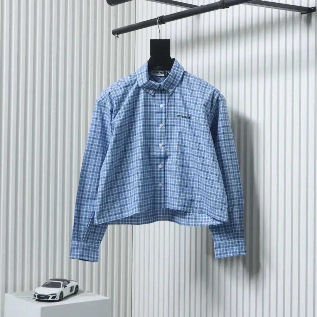 MM Checked Shirt Blue