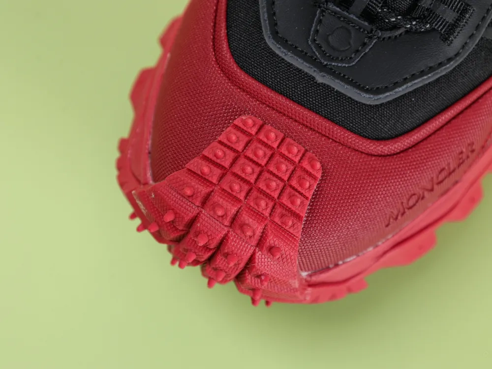 Moncler Trailgrip Gore-Tex Black Red - Image 4