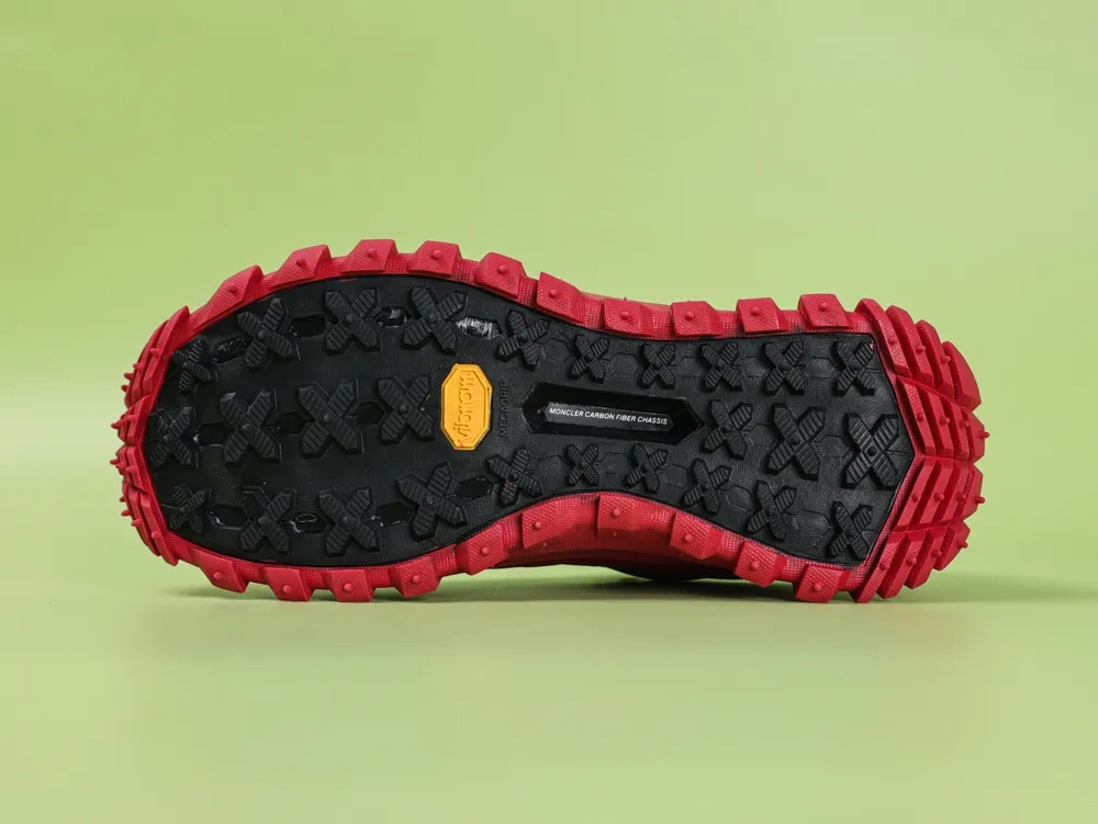 Moncler Trailgrip Gore-Tex Black Red - Image 5