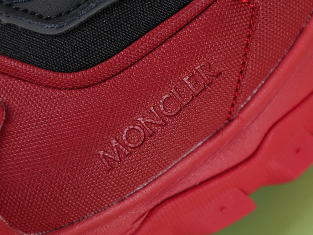 Moncler Trailgrip Gore-Tex Black Red - Image 6