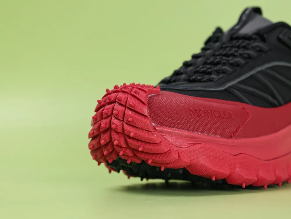 Moncler Trailgrip Gore-Tex Black Red - Image 10