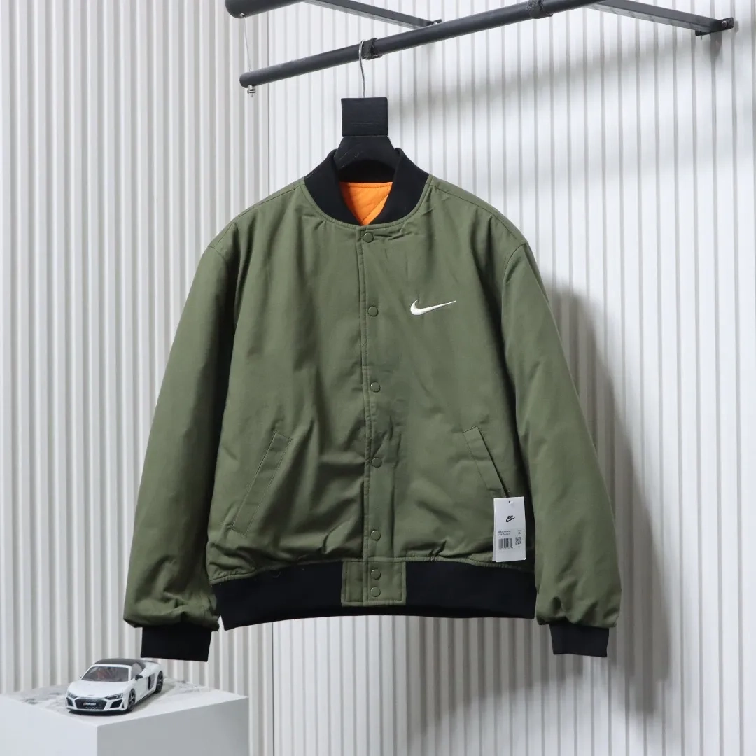 Nike X Stussy Reversible Jacket With Logo Embroidery XXL - Image 10