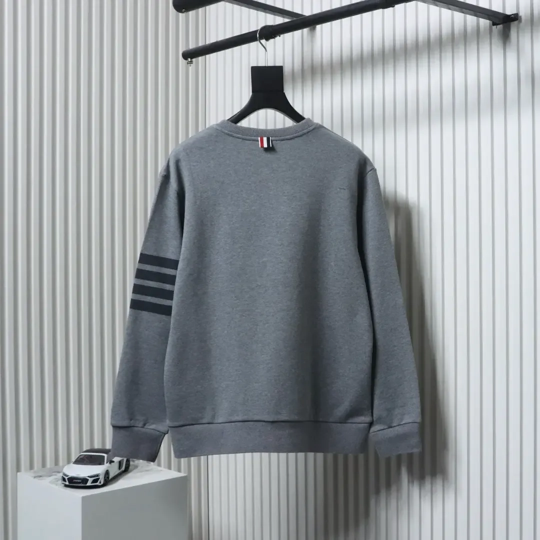 TB Four-Bar Crew Neck Sweatshirt Yarn Dyed - Image 13