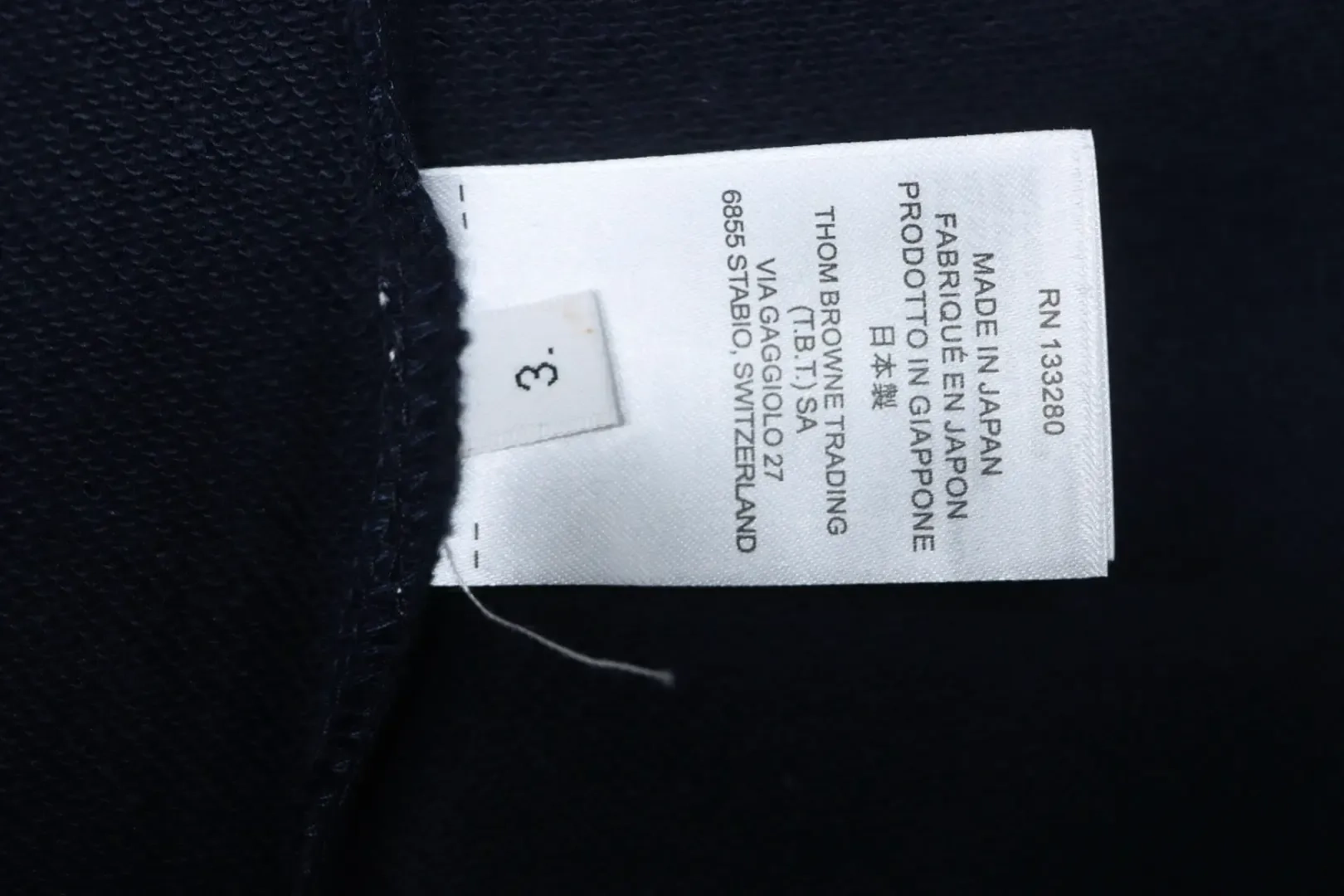 TB Four-Bar Crew Neck Sweatshirt Yarn Dyed - Image 9