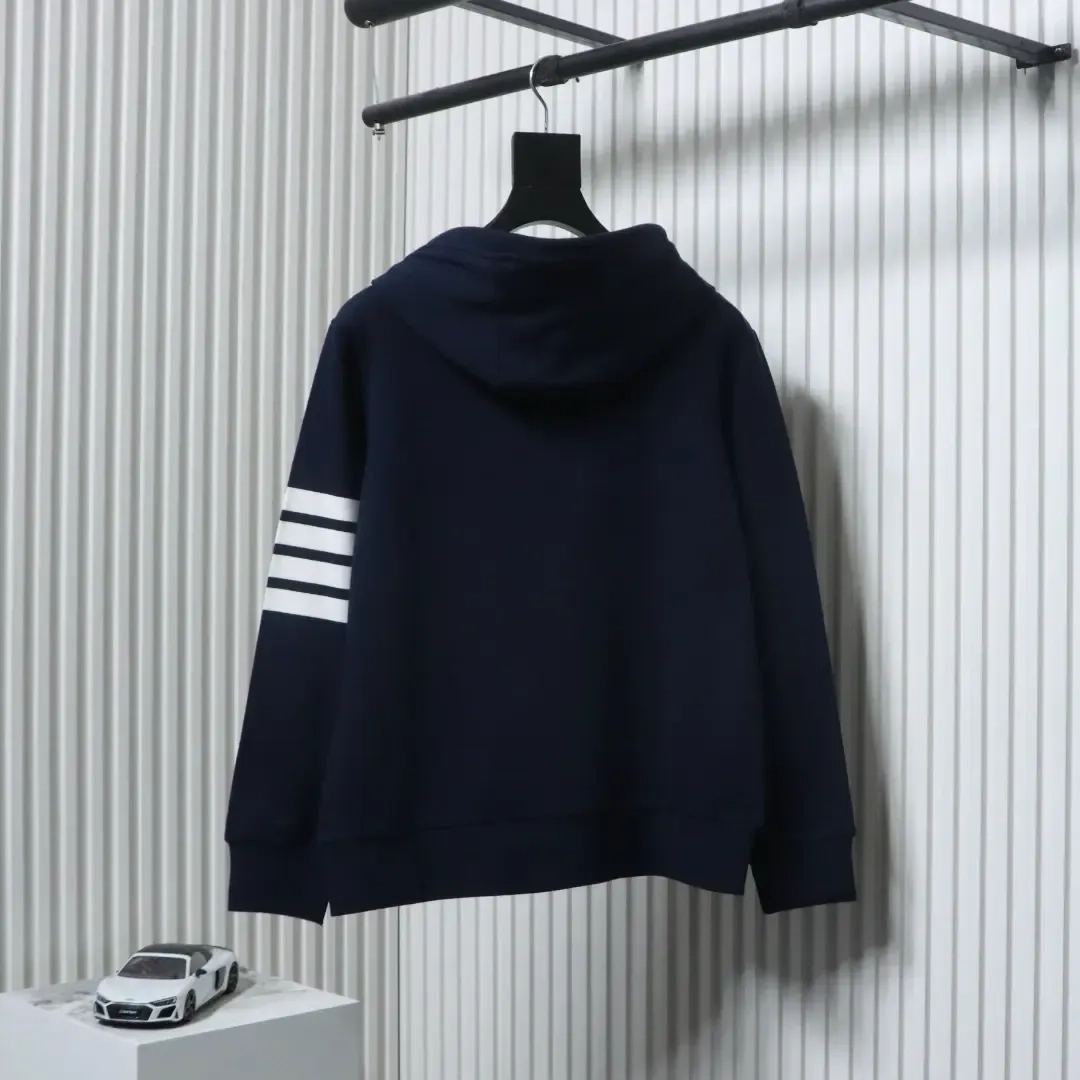 TB Four-Bar Yarn-Dyed Hooded Sweatshirt - Image 13
