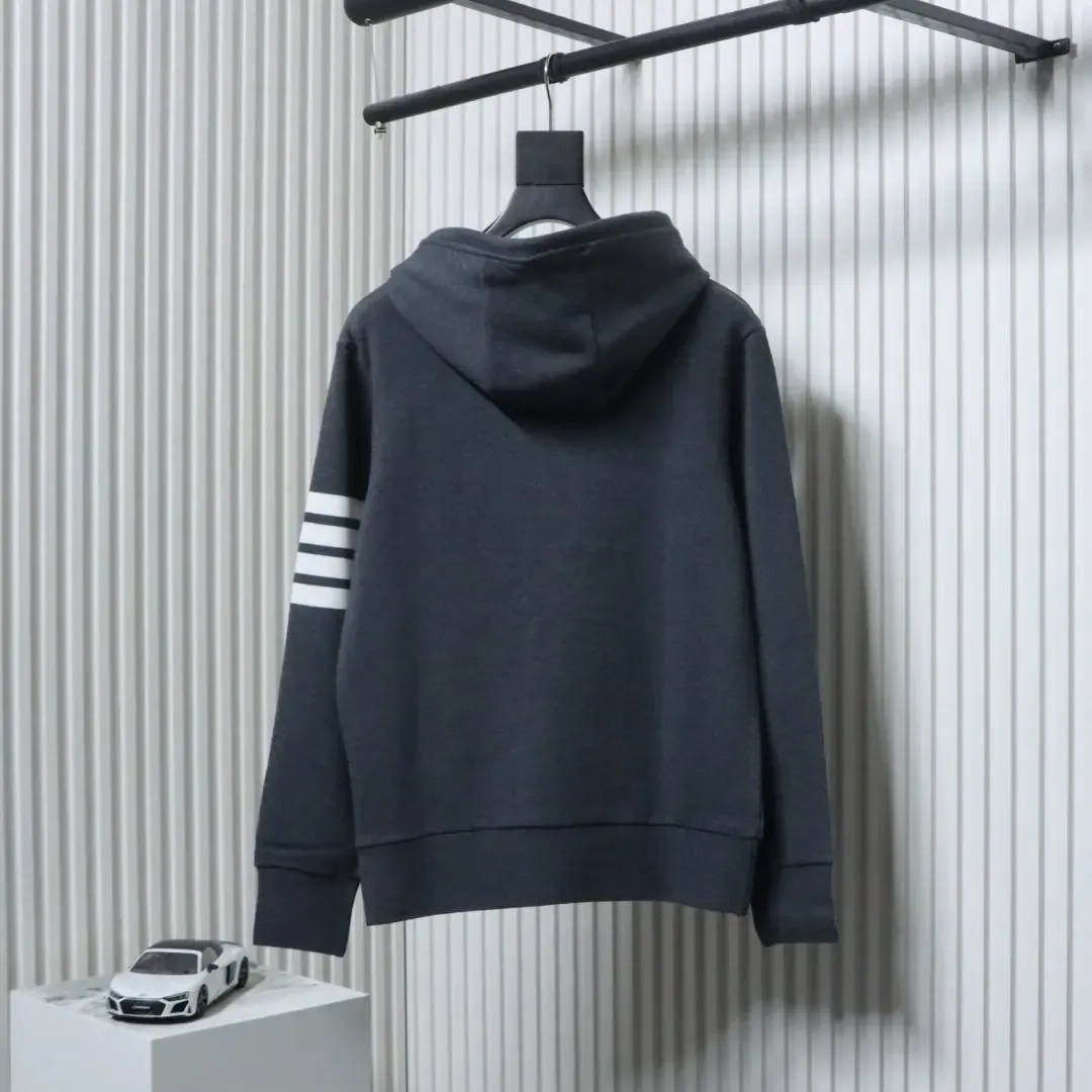 TB Four-Bar Yarn-Dyed Hooded Sweatshirt - Image 15