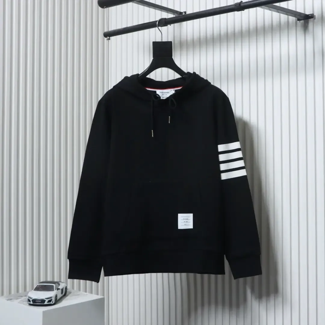 TB Four-Bar Yarn-Dyed Hooded Sweatshirt - Image 16