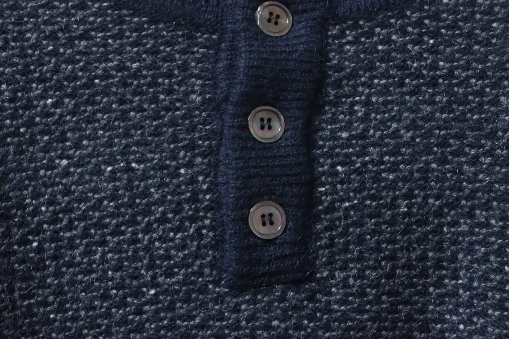 TB Structured Knit Sweater With Lapels - Image 5