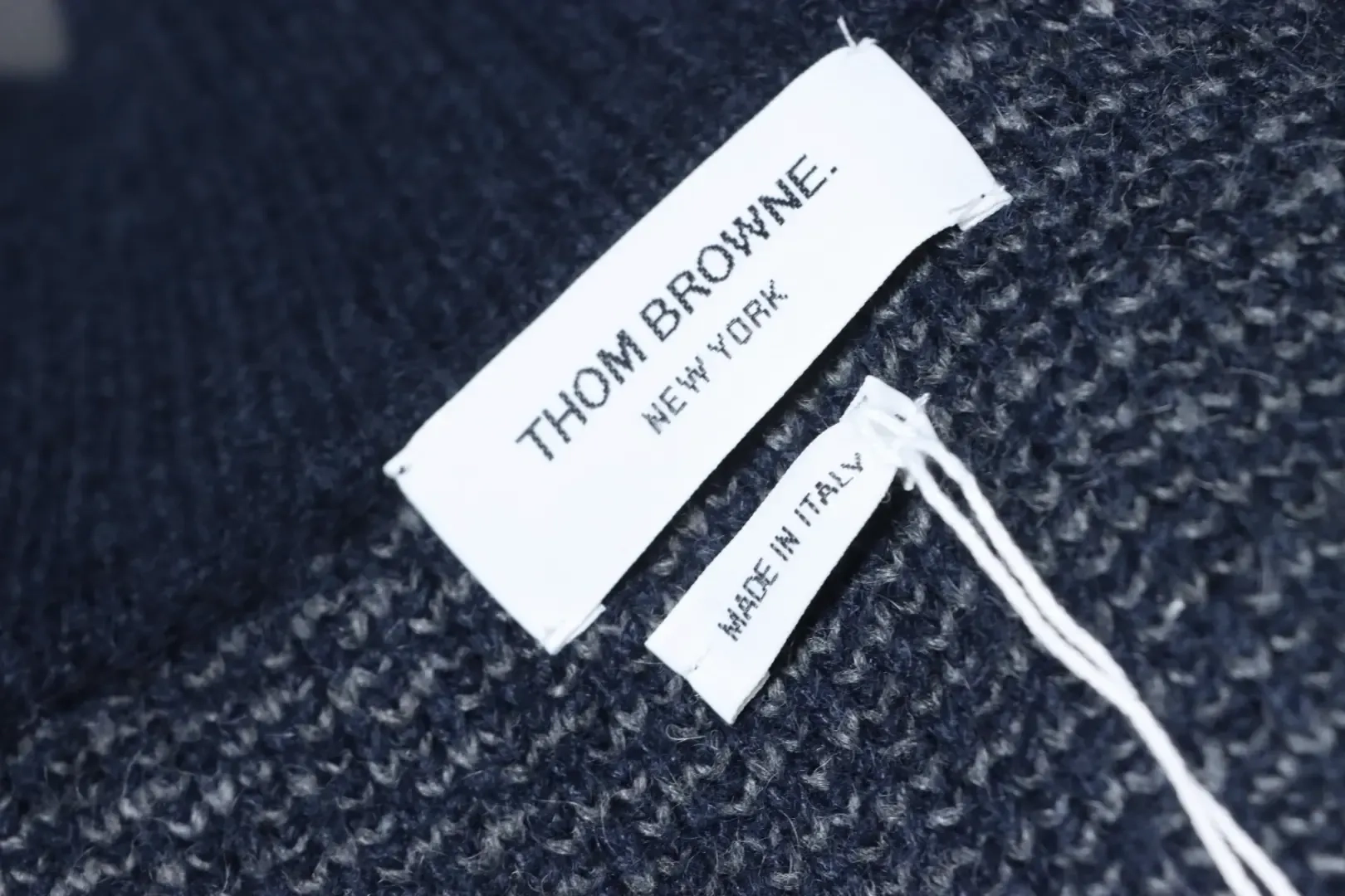 TB Structured Knit Sweater With Lapels - Image 9