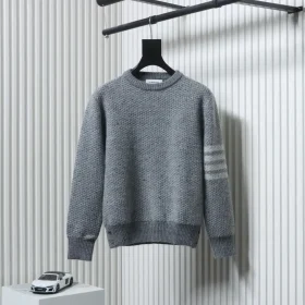 TB Structured Knit Sweater With Round Neck