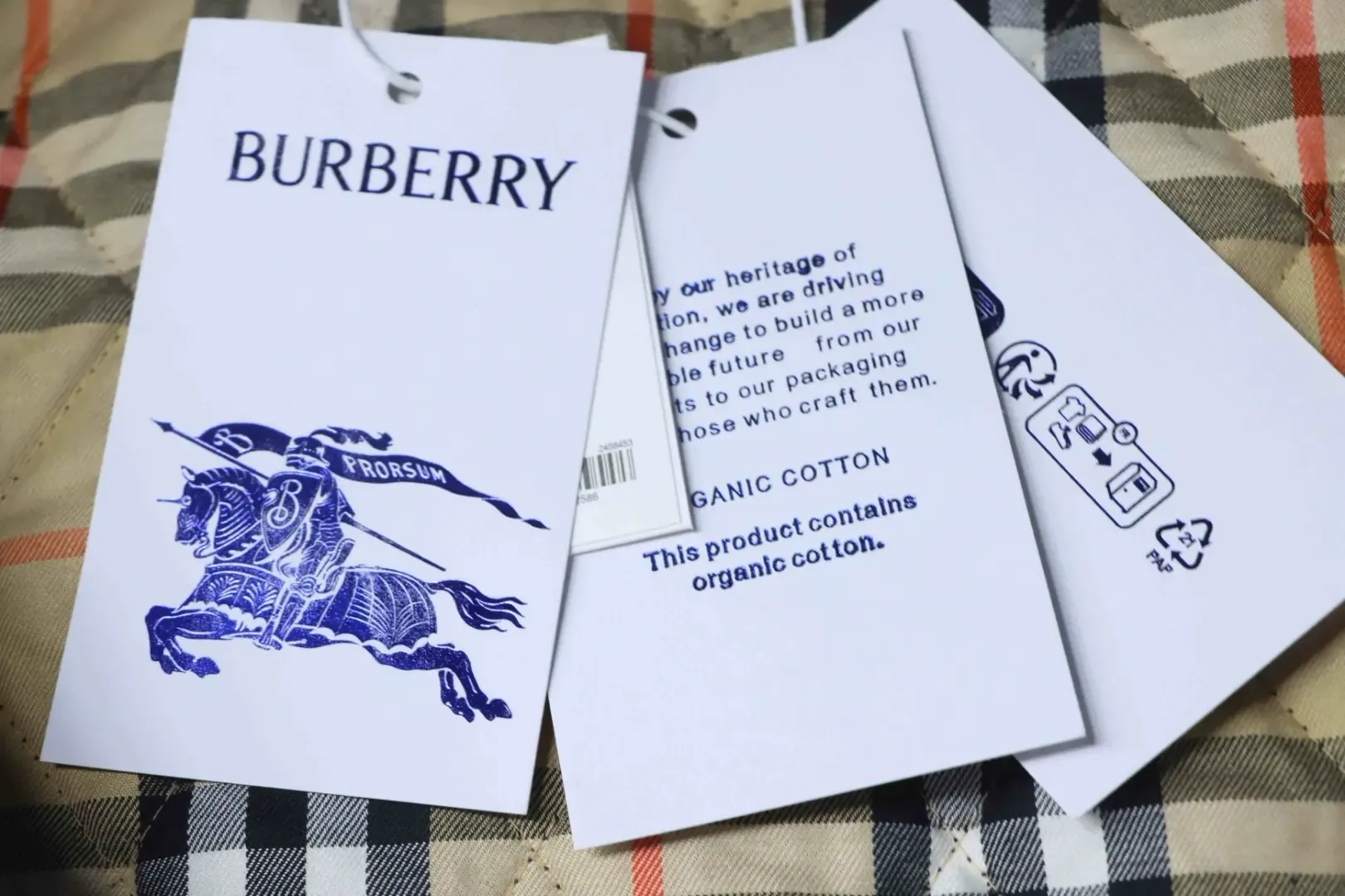 Jacket With Music Note Logo Diamond Pockets Cotton Coat - Image 9