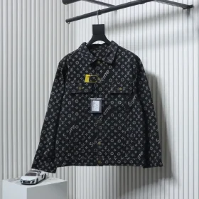 LU / Sup.1 denim jacket with all-over print