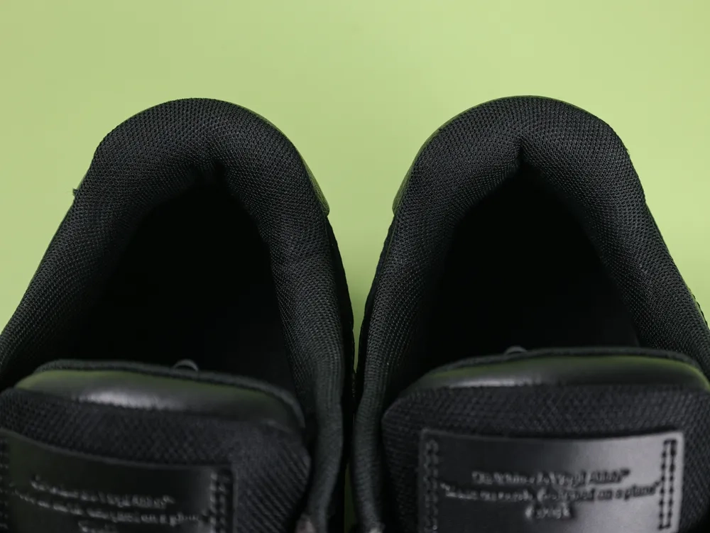 Off-White Out Of Office Leather Sneakers Black - Image 4