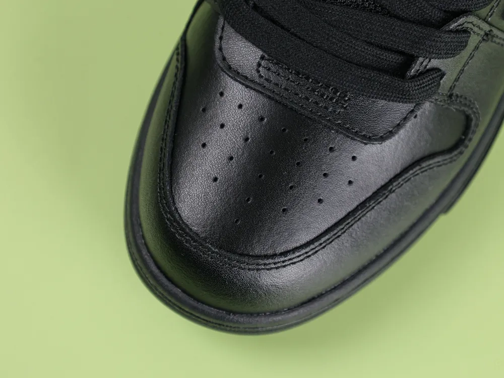 Off-White Out Of Office Leather Sneakers Black - Image 8