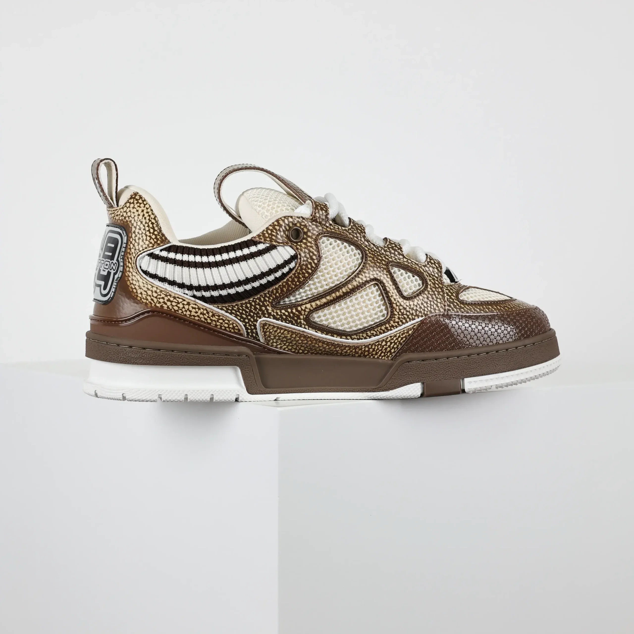 Skate Low Trainers Brown Top Sneakers - Image 5