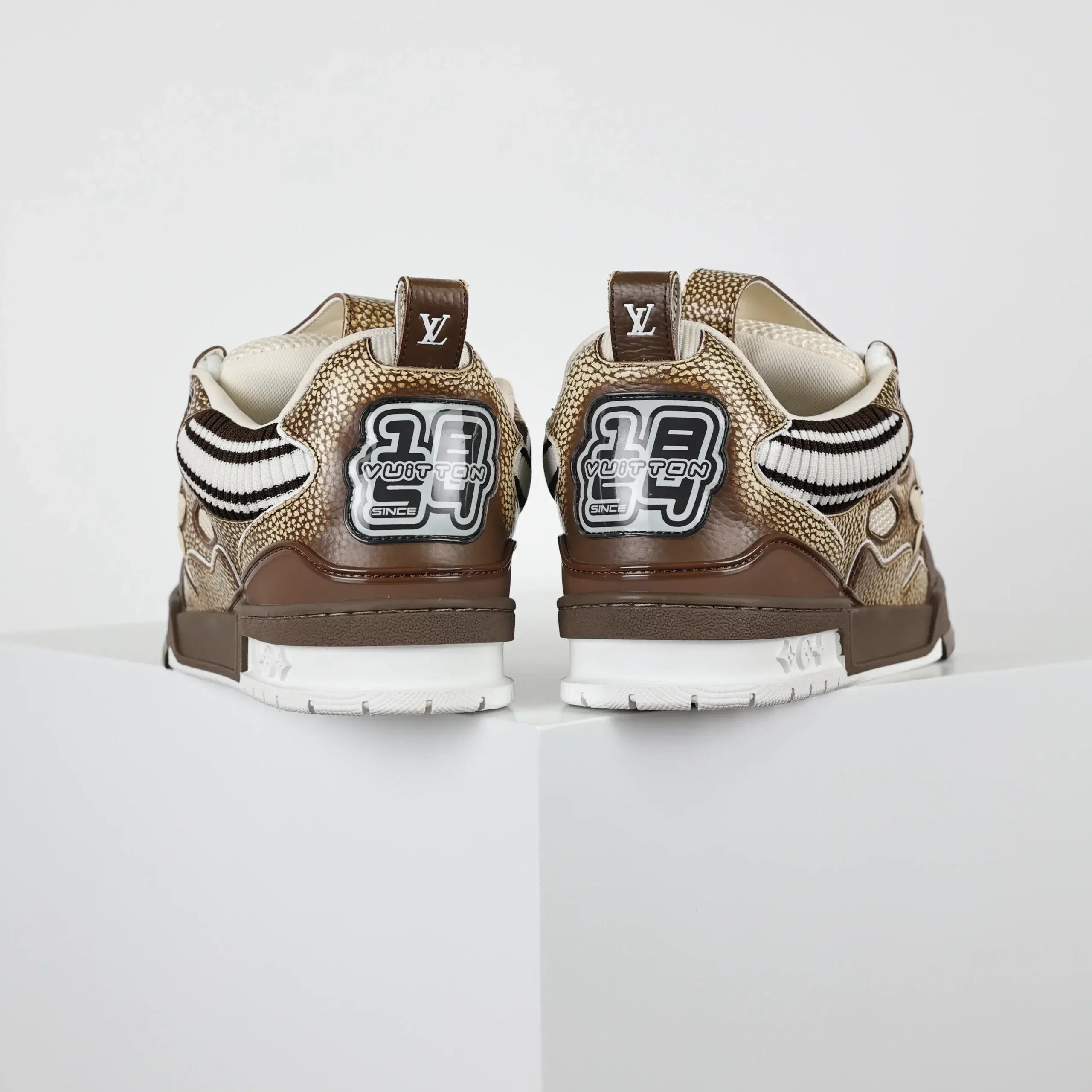 Skate Low Trainers Brown Top Sneakers - Image 6