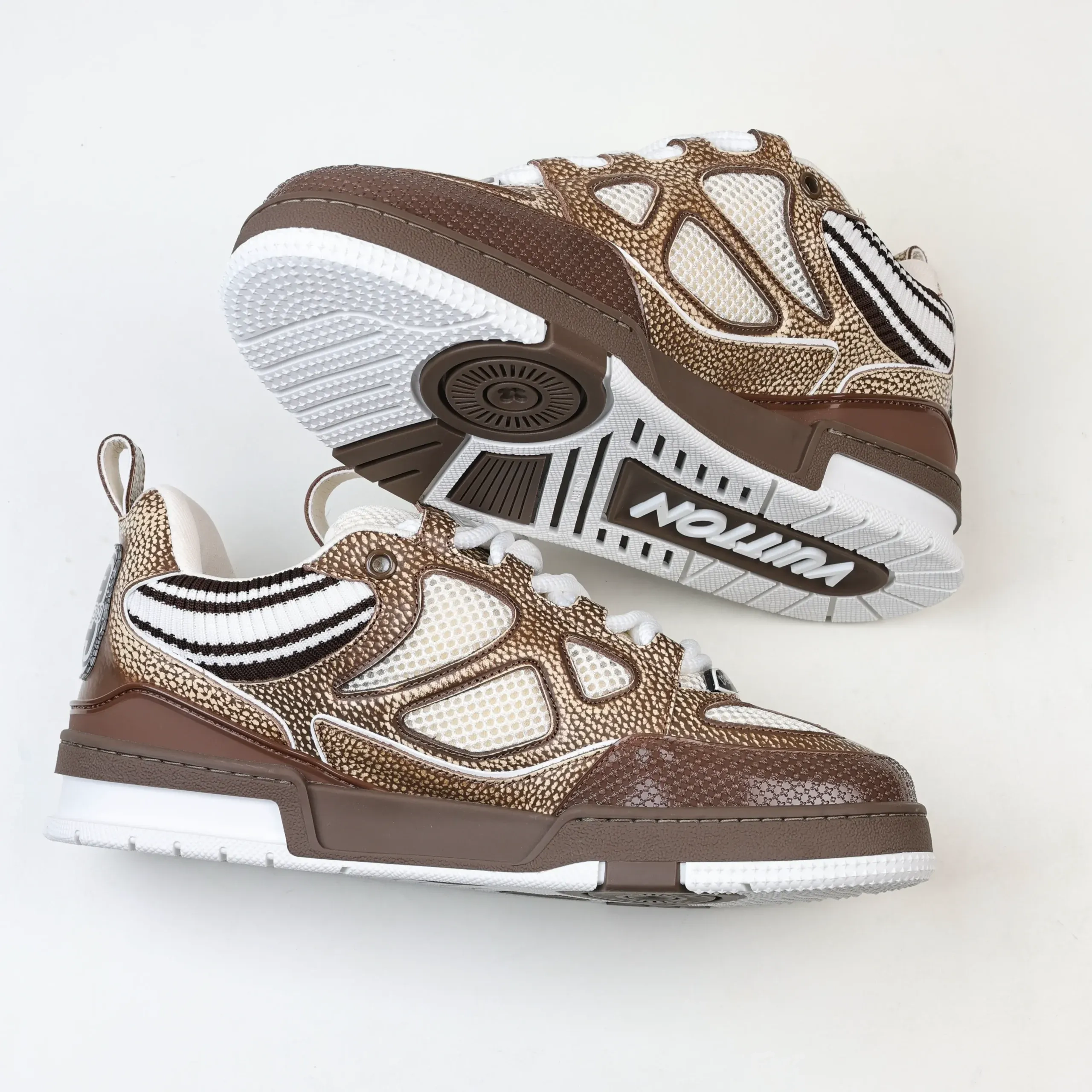 Skate Low Trainers Brown Top Sneakers - Image 8