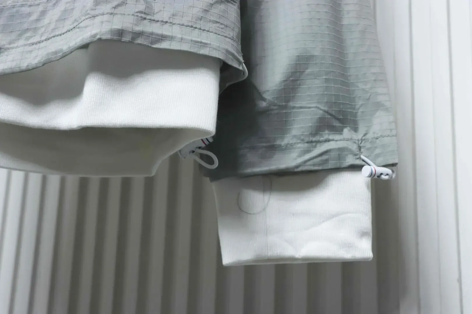 Tb Double Layered Leisure Jacket With Four-Ply Woven Stand Up Collar - Image 6