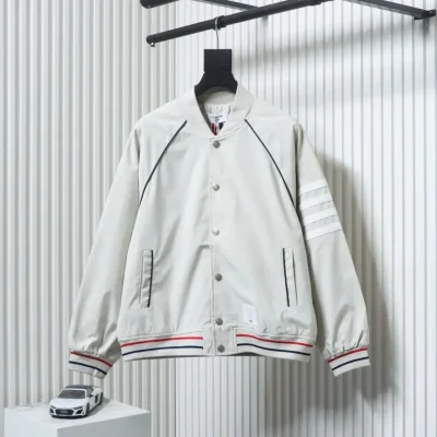 Tom Brown Baseball Jacket With Four Stripes