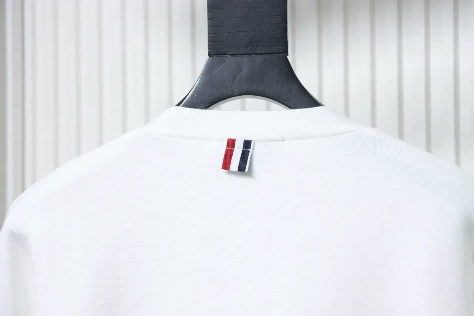 Tom Brown Wool Cardigan Shorter In The Front And Longer In The Back - Image 4