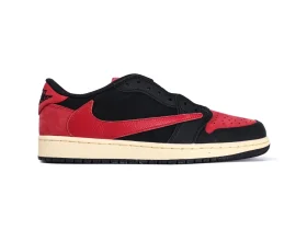 Travis Scott x Air Jordan 1 Low OG Black and Red