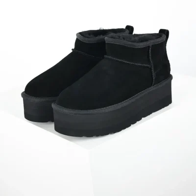 UGG Mini Platform Shorts In Black
