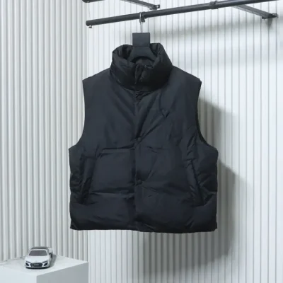 AMI 25Fw Down Vest With Heart Embossing - etkick reps au