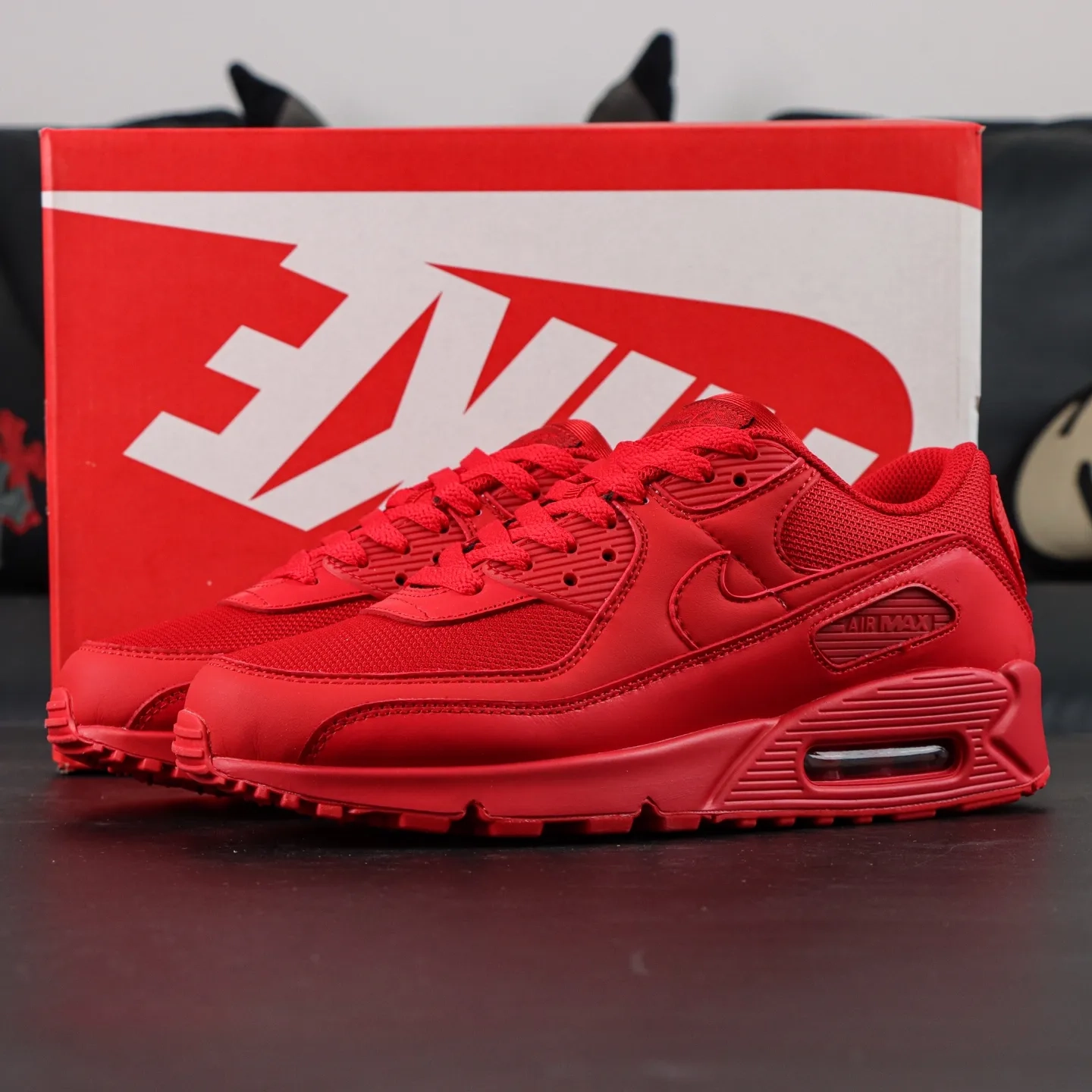 Air Max 90 Triple Red Mens Shoes - etkick reps au