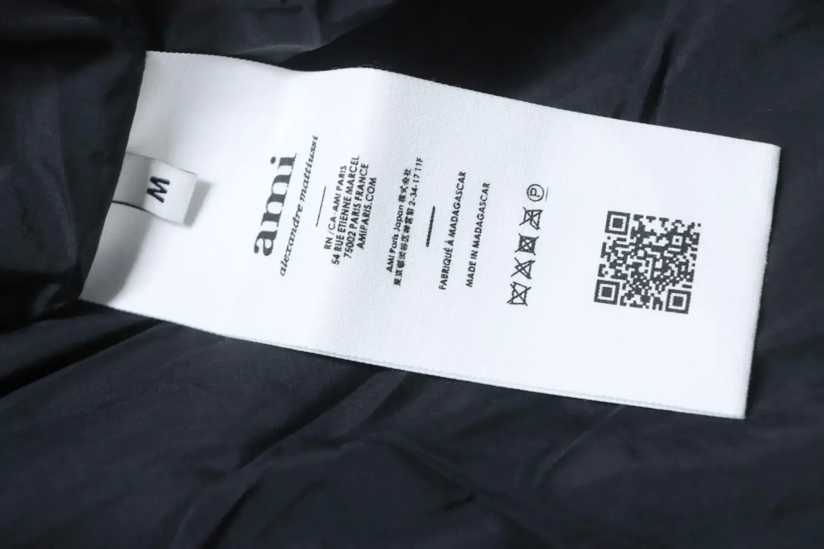 Ami 25Fw Down Jacket With Heart Embossing - etkick reps au